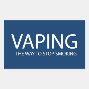 Vaping Rectangular Sticker