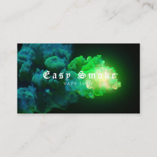 Vaping Smoking Smoke Shopcigar Storecigar Lounge Business Card