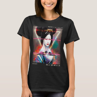 Vaporvave Glitch Futuristic Cyber Japanese Retro G T-Shirt