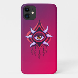 Vaporware Demon Eye - Colourful Gothic iPhone 11 Case