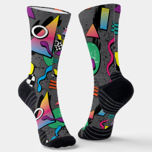 Vaporwave 90s Style Gym Socks