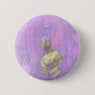 vaporwave aesthetic 6 cm round badge