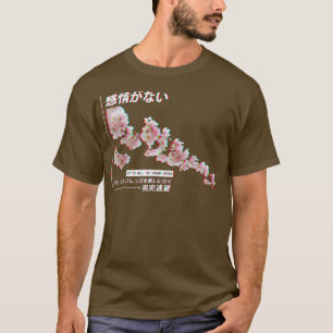 Vaporwave Aesthetic CherryBlossom, Glitch Japan Ar T-Shirt