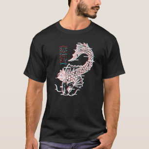 Vaporwave Aesthetic Japanese Koi Fish T-Shirt