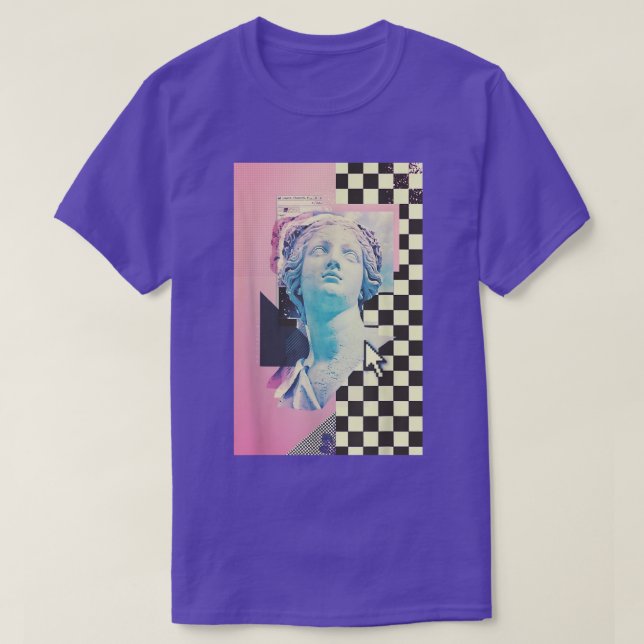 Vaporwave Aesthetic Lofi Outrun Synthwave 80s Retr T-Shirt (Design Front)
