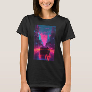 Vaporwave Aesthetic Outrun Synthwave Retrowave T-Shirt