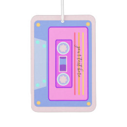 Vaporwave Aesthetic Retro Pink 90s Audio Cassette Car Air Freshener