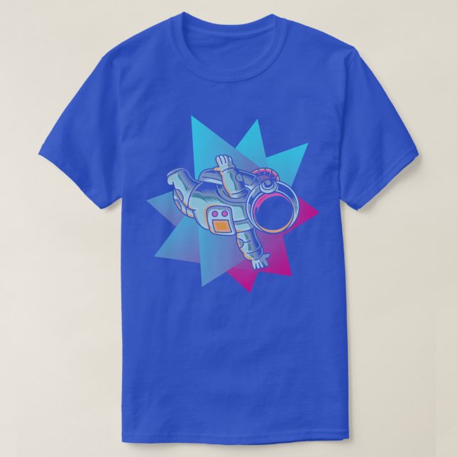 Vaporwave Aesthetics Outer Space Synthwave 80s Art T-Shirt (Design Front)