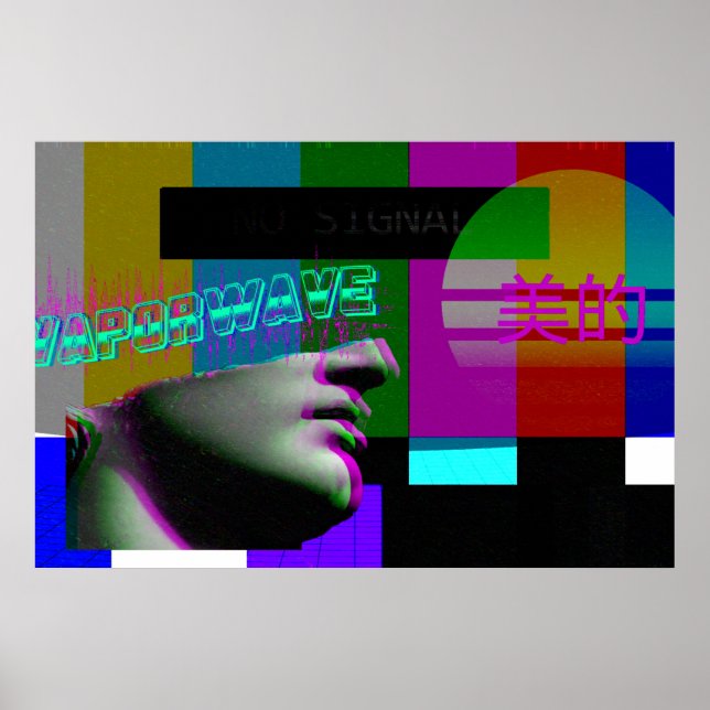 Vaporwave Art Poster | Vaporwave Aesthetic Poster (Front)