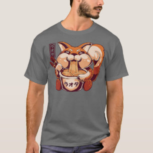 Vaporwave Cute Shiba Inu Kawaii Ramen Japanese Noo T-Shirt