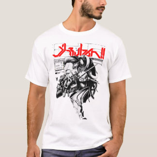 Vaporwave Gas Mask Urban Cyberpunk Style Girl  T-Shirt