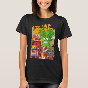 Vaporwave Glitch Aesthetic Style Vegetarian City K T-Shirt