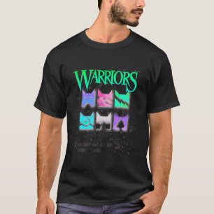 Vaporwave Inverted Warrior Cats Clan Icons for War T-Shirt