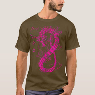 Vaporwave Japan grunge Aesthetic Kanji retro Drago T-Shirt