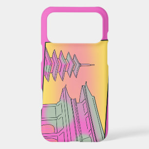 Vaporwave Japanese Pagoda Aesthetic Retro Sunset i