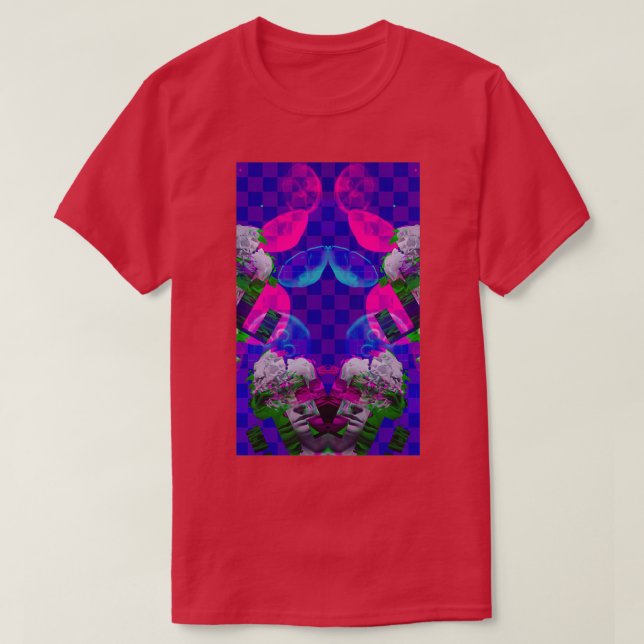 Vaporwave Jellyfish T-Shirt (Design Front)