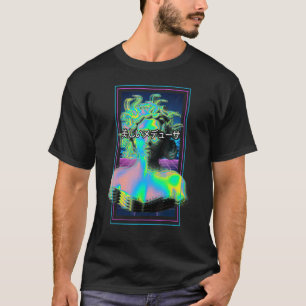 Vaporwave Medusa Mythology Gorgon in Greek Medusa T-Shirt