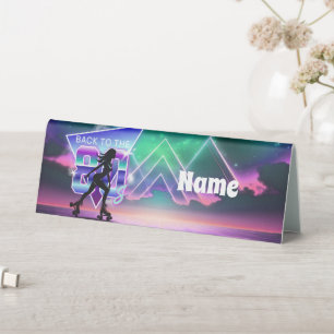 Vaporwave Roller Skate Birthday Party 