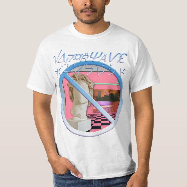 Vaporwave Stole My Boyfriend T-Shirt (Front)