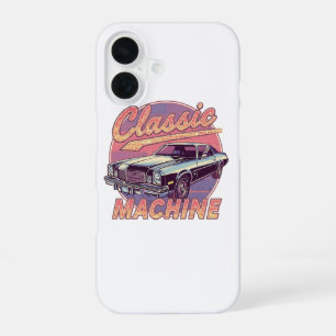 Vaporwave Style Classic Automobile iPhone 16 Case
