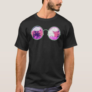 Vaporwave Summer Vacation Exotic Island Tropical S T-Shirt