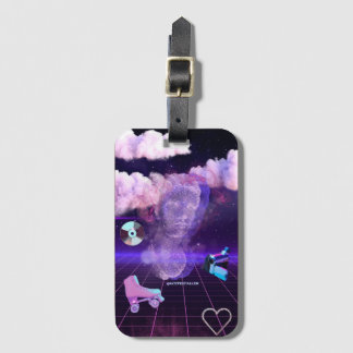 Vaporwave Vibes Luggage Tag