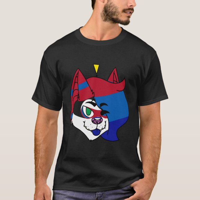 Vapour The Huskykat! T-Shirt (Front)