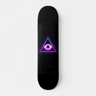 Vapour Wave Eye Skateboard