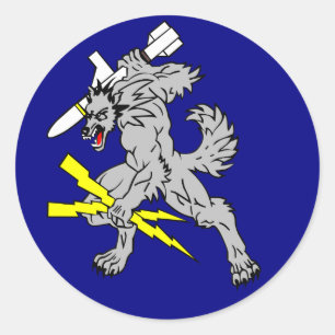 VAQ-142 The Grey Wolves Classic Round Sticker