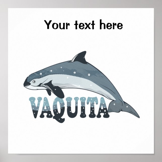 Vaquita Porpoise Poster (Front)
