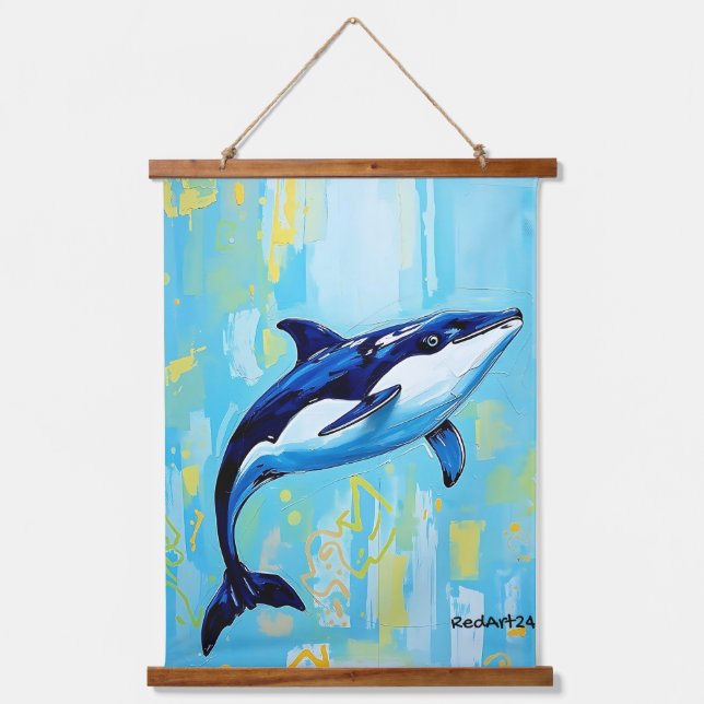 Vaquita Wall Art – Endangered Marine Porpoise (Front)