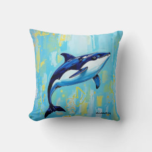 Vaquita Wall Art – Endangered Marine Porpoise Cushion