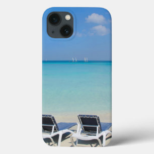 Varadero, Cuba. Sand And Beach Chairs iPhone 13 Case