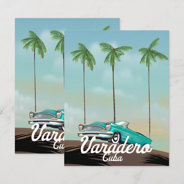 Varadero Cuba Travel poster (Front/Back)