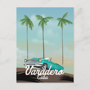 Varadero Cuba Travel poster Postcard