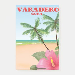 Varadero Cuban beach travel poster Post-it Notes