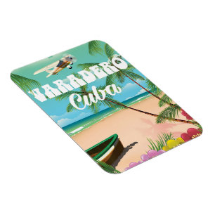 Varadero Cuban beach vacation poster Magnet