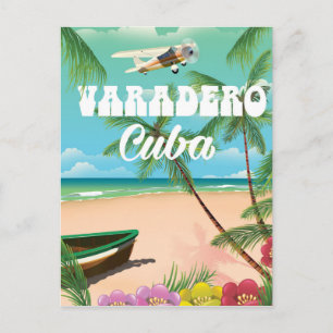 Varadero Cuban beach vacation poster Postcard