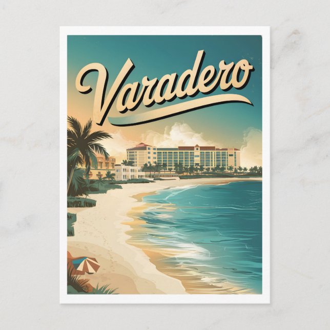Varadero Vintage Postcard (Front)