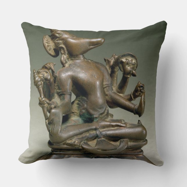 Varaha, Gurjara Pratihara, Tamil Nadu (bronze) Cushion (Front)