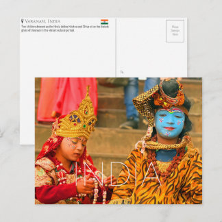 Varanasi, India Travel Postcard