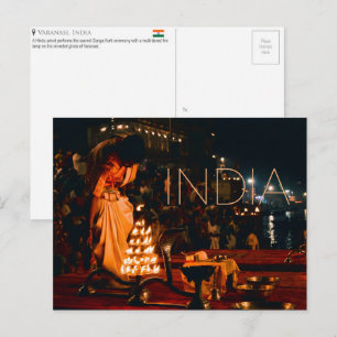 Varanasi, India Travel Postcard