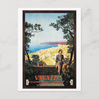 Varazze, Savona, Italian riviera, Italy, vintage Postcard