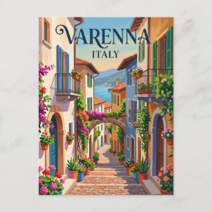 Varenna Italy Postcard