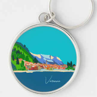 Varenna Lake Como Italy Illustration Travel Key Ring