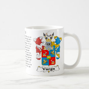 Varga Family Hungarian Coat of Arm mug