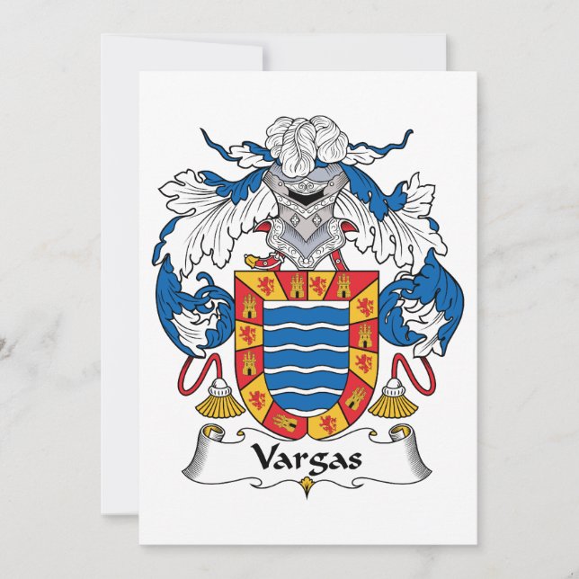 Vargas Family Crest (Front)