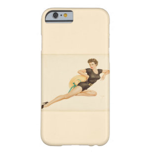 Vargas Girls Two of Clubs playing card  Pin Up Art Barely There iPhone 6 Case