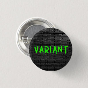 VARIANT Green Graffiti Button
