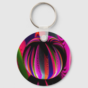 Variation of colours in the glass key ring